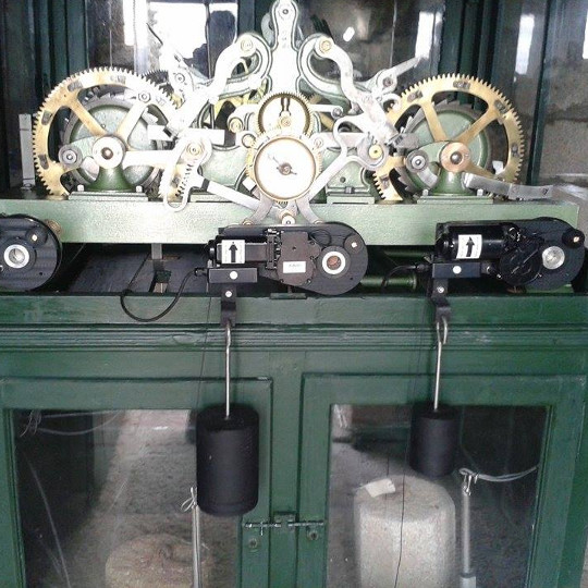 Relógio Mecânico após restauro